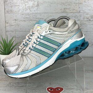Adidas Climacool Oscillation Womens Running Shoes Size 7.5 White Silver Blue‎ #6